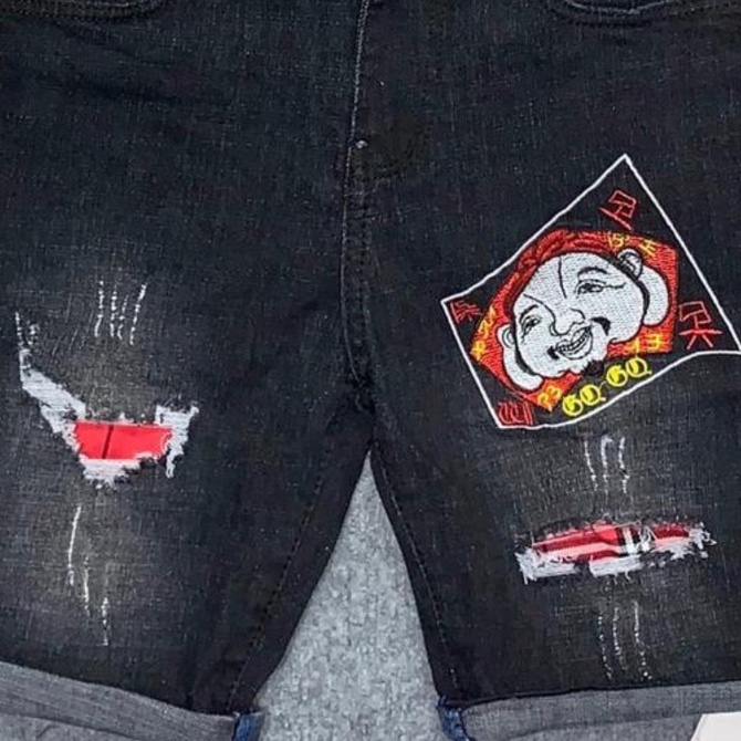 Quần short jean nam, Quần Lửng Nam Jean thời trang cao cấp  Carollstore 01