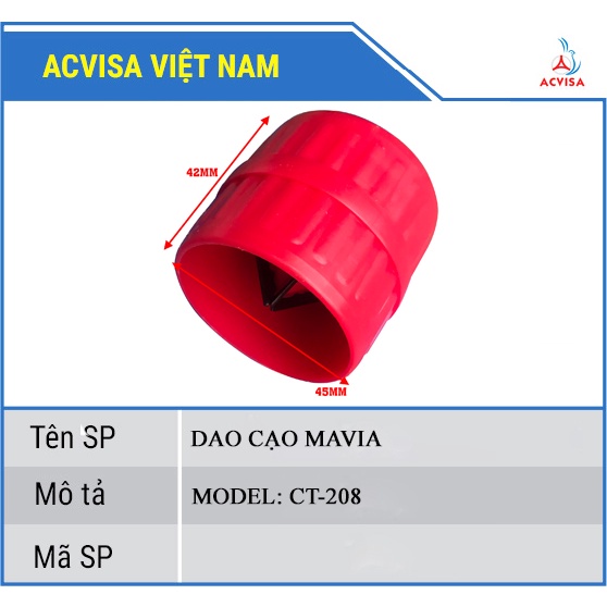 Dao nạo via ống đồng CT-208/ nạo bavia ống đồng
