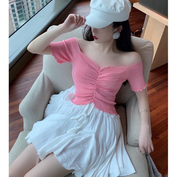 ÁO THUN TRỄ VAI TAY NGẮN