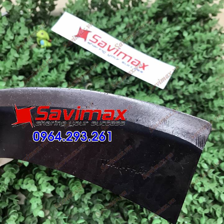 Lưỡi dao lắp cho máy thái chuối, băm cỏ voi, thân cây ngô động cơ 1.1kw - 1.5kw dài 42cm, đường kính trục 13mm