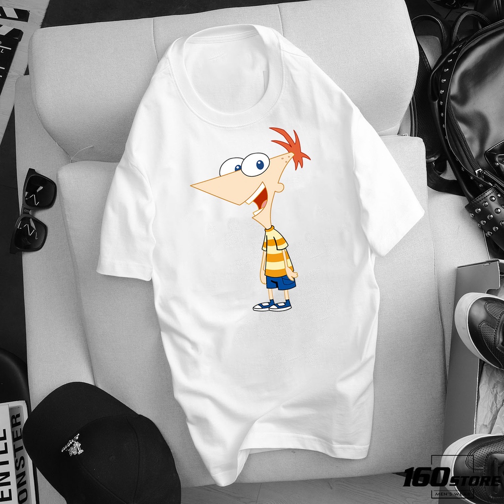 ÁO THUN BÉ TRAI Cổ Tròn Phineas and Ferb - Perry Cao Cấp IN HÌNH ẤN TƯỢNG VẢI CAO CẤP FULL SIZE CHO GIA ĐÌNH - 737