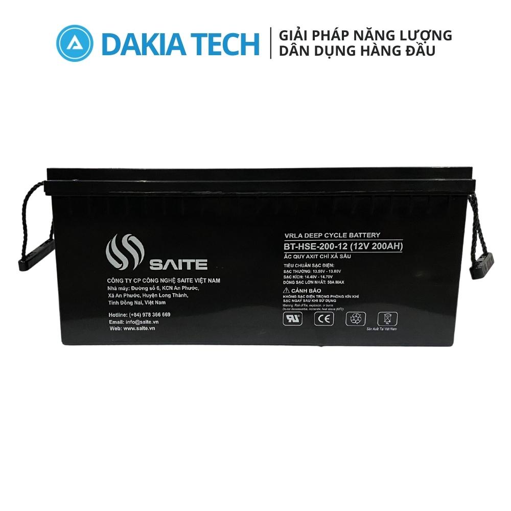 Ắc quy Saite 12V 200Ah Model BT-HSE-200-12