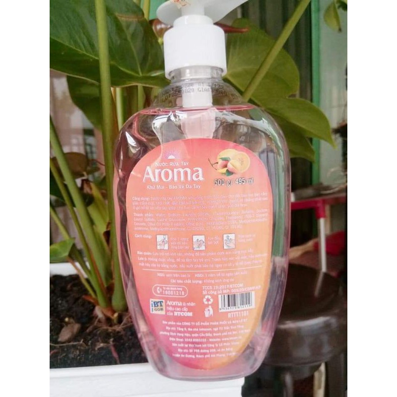 Nước rửa tay Aroma hương dưa xoài 500g