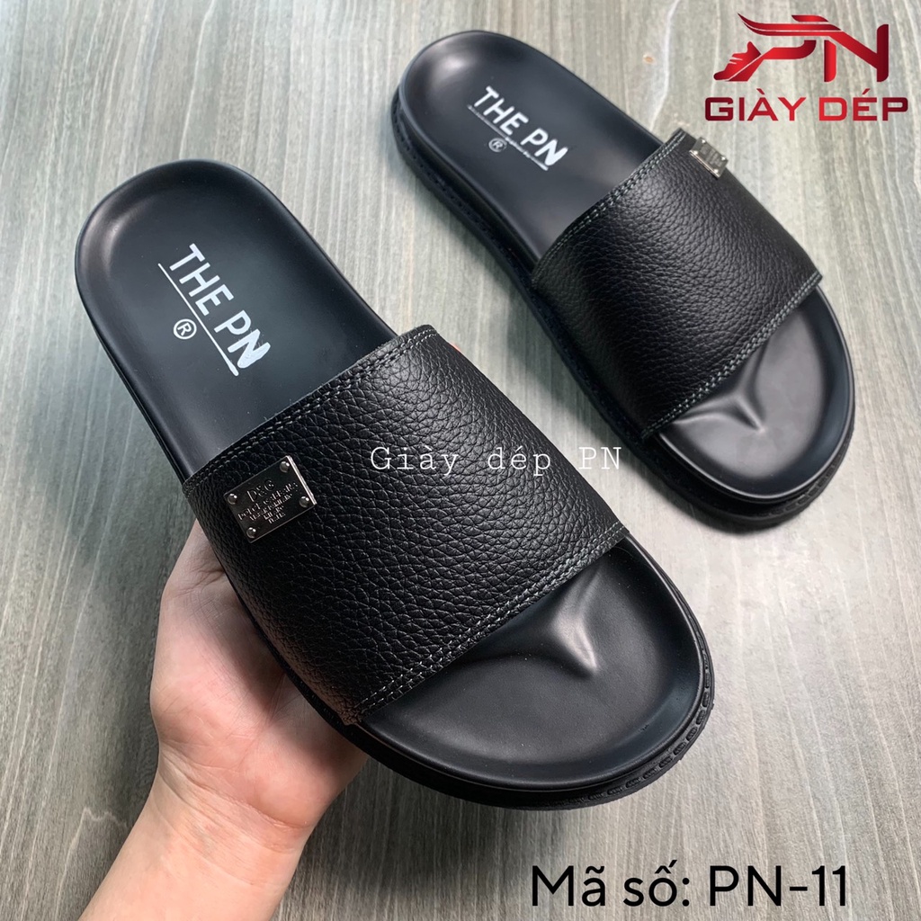 Dép quai ngang da thật phong cách thời trang hàng chuẩn giá tận xưởng mã PN-11