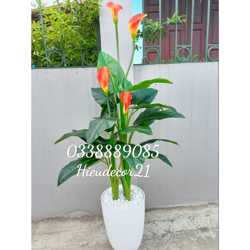 Cây giả- Cây hoa Rum  1,5m siêu đẹp