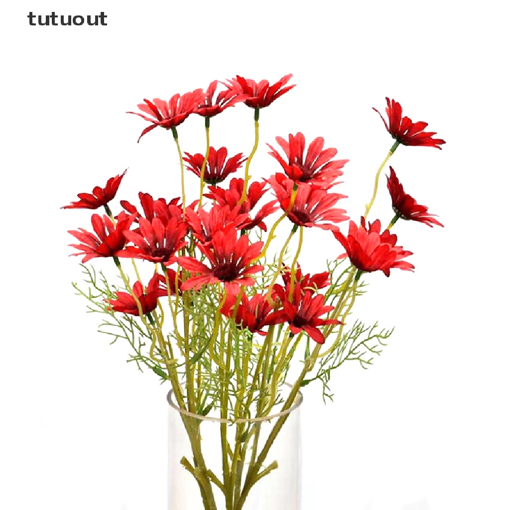 Bó Hoa Cúc Giả 5 Bông Trang Trí Tiệc Cưới