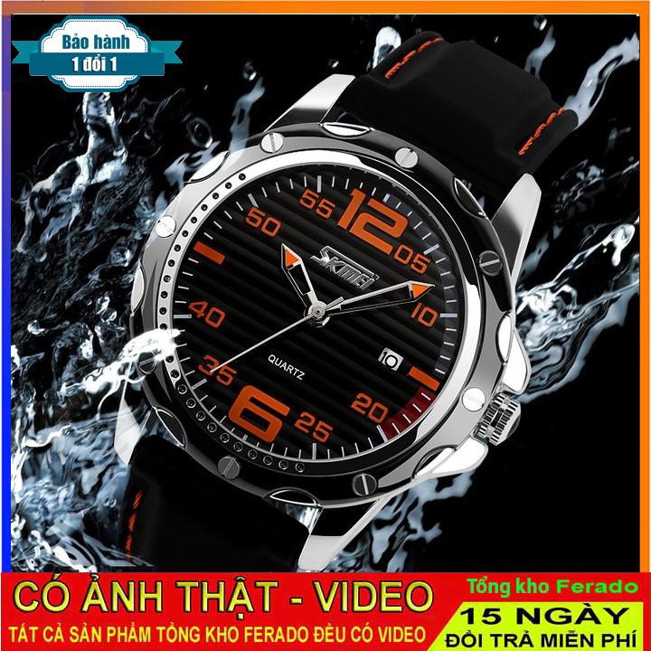 [ xả kho ] ĐỒNG HỒ NAM SKMEI 0992 DÂY DA CAO CẤP, KIỂU DÁNG THỂ THAO, NĂNG ĐỘNG
