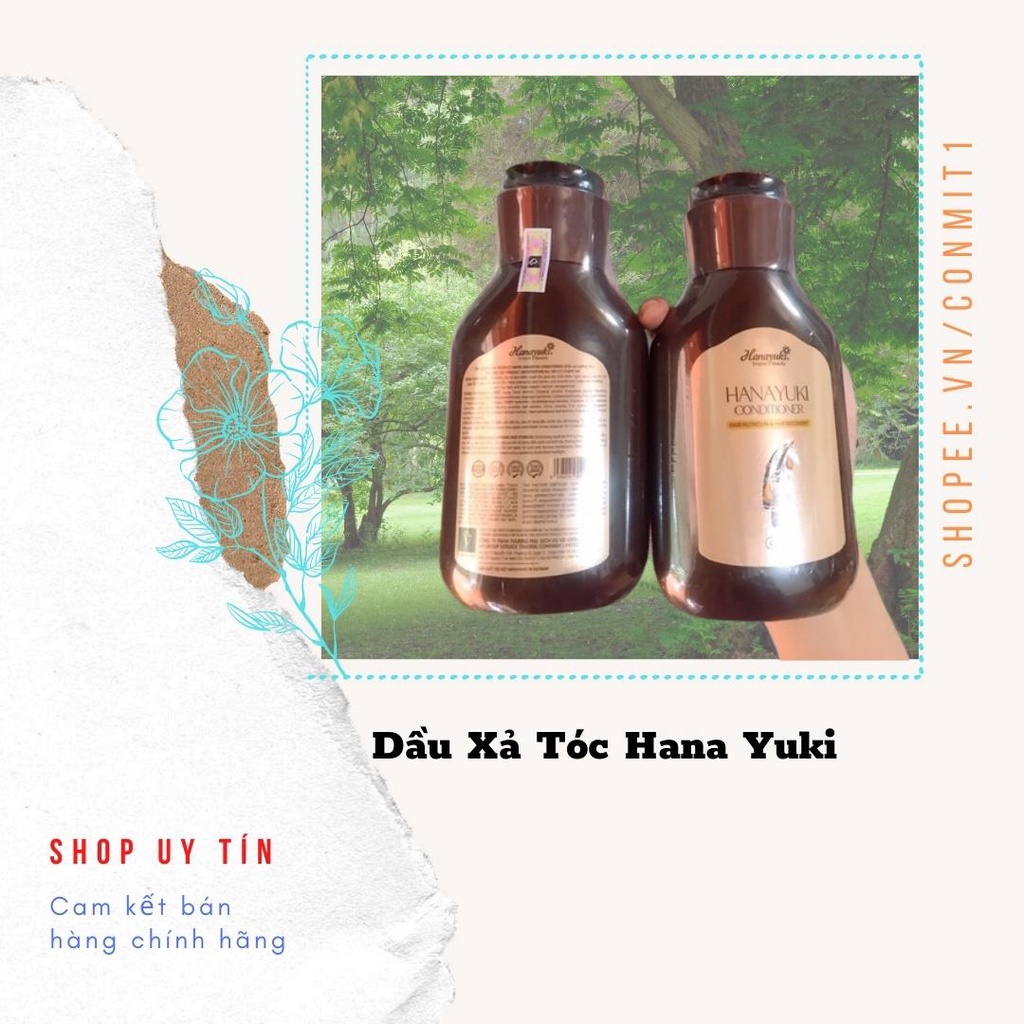 DẦU XẢ HANAYUKI CHÍNH HÃNG Dầu xả Hanayuki Conditioner - Dầu xả Hana giúp dưỡng ẩm, làm mềm mượt tóc