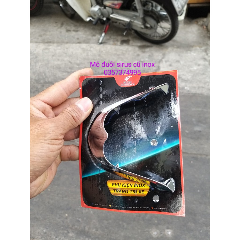 BỘ ỐP MỎ DÈ INOX TRƯỚC SAU XE SIRUS