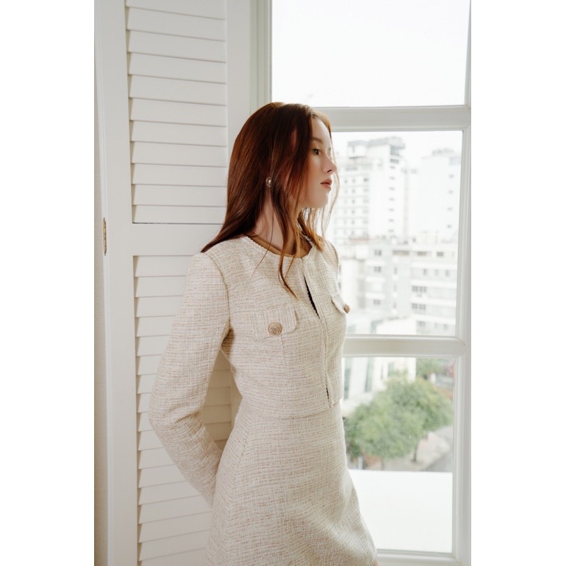 Áo khoác dạ viền - Jasmin Jacket