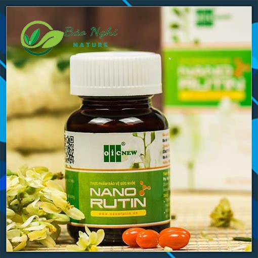 [CHÍNH HÃNG] VIÊN UỐNG NANO RUTIN - Hỗ Trợ Giải Quyết Chứng Suy Tĩnh Mạch Ngăn Ngừa Nguy Cơ Bệnh Trĩ Làm Chắc Thành Mạch