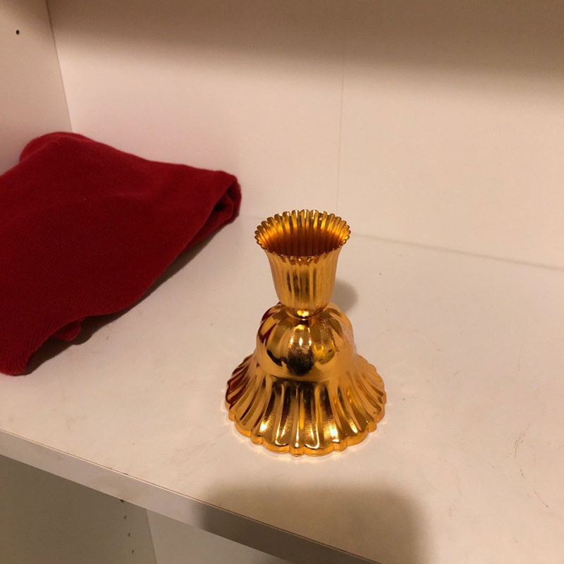 Giá Đỡ Nến Màu Vàng Siêu Chắc Dùng Trang Trí Nhà Cửa