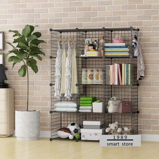 Lưới sắt thép lắp ghép đa năng làm giá để sách, đồ giá dụng, chuồng Size 35x 35cm