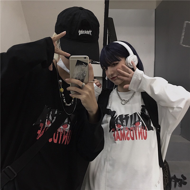 Áo thun tay dài form rộng UNYDSMAF NEKO.SG, Áo thun Streetwear Ulzzang SWT58 | BigBuy360 - bigbuy360.vn