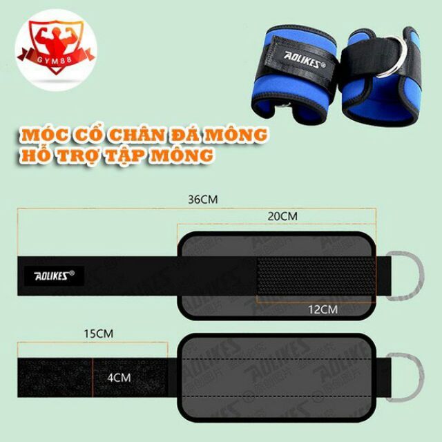 Quấn cổ chân tập gym, tập mông - LS1209