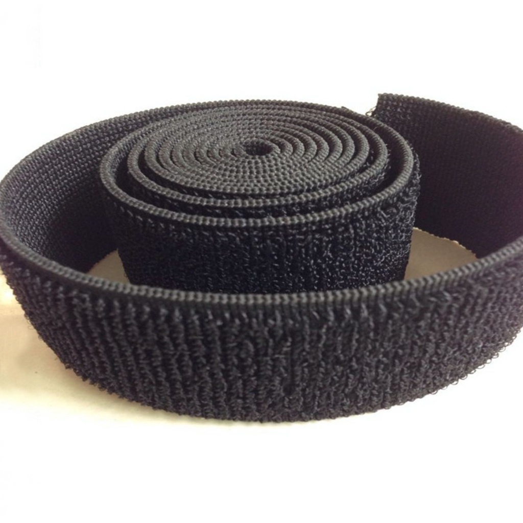 Dây velcro mặt bông thun co giãn hiệu quả bán theo met dài