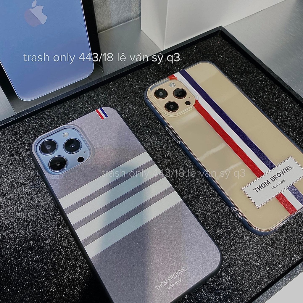 ỐP LƯNG IPHONE THOMBROWNE 13Pro, 13Promax, 14Pro, 14Promax