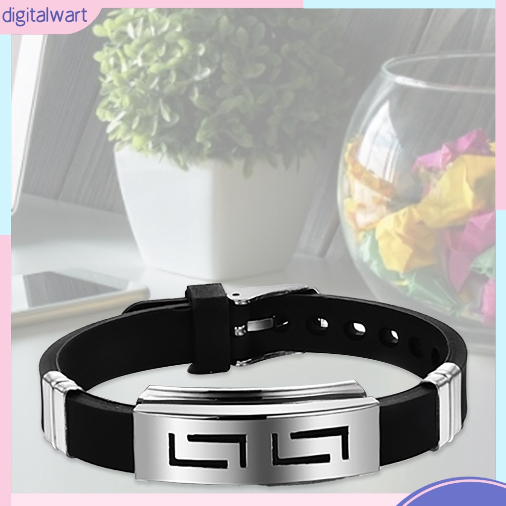 Vòng tay bằng cao su phong cách cá tính dành cho nam