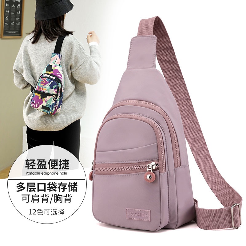 Fashionable leather backpack for women