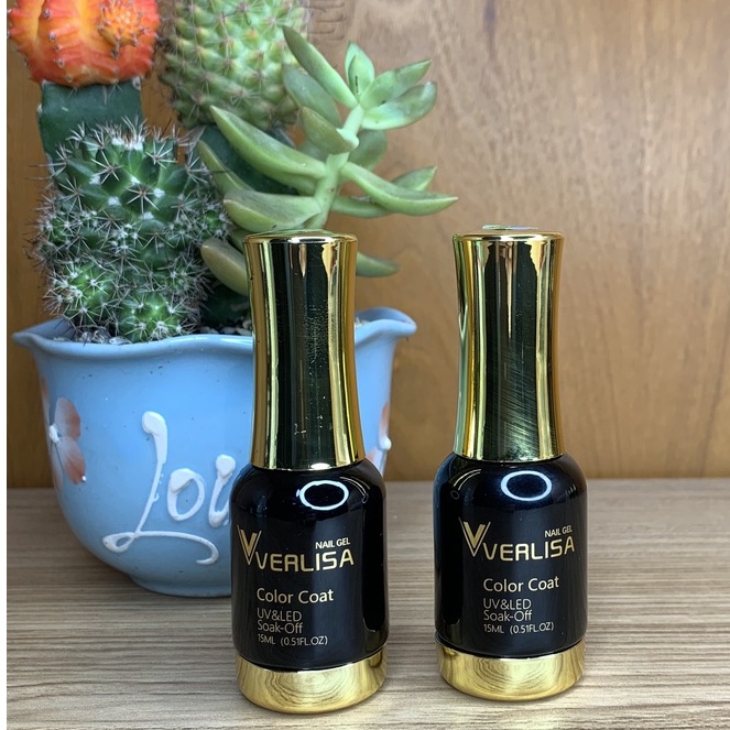 Cặp Base Top Verlisa Siêu Bóng Siêu Bền 15ml x 2 chai. Hàng Thổ Nhĩ Kỳ