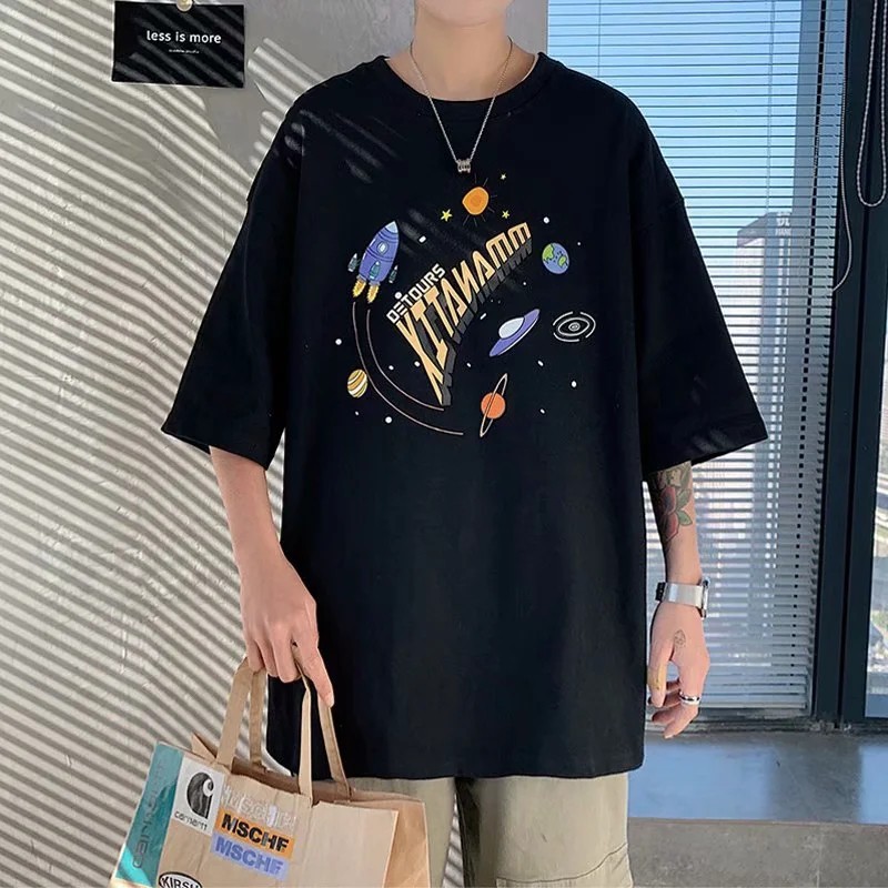 Áo Thun Tay Ngắn Phong Cách Thời Trang Dành Cho Nam Size M-3XL | BigBuy360 - bigbuy360.vn