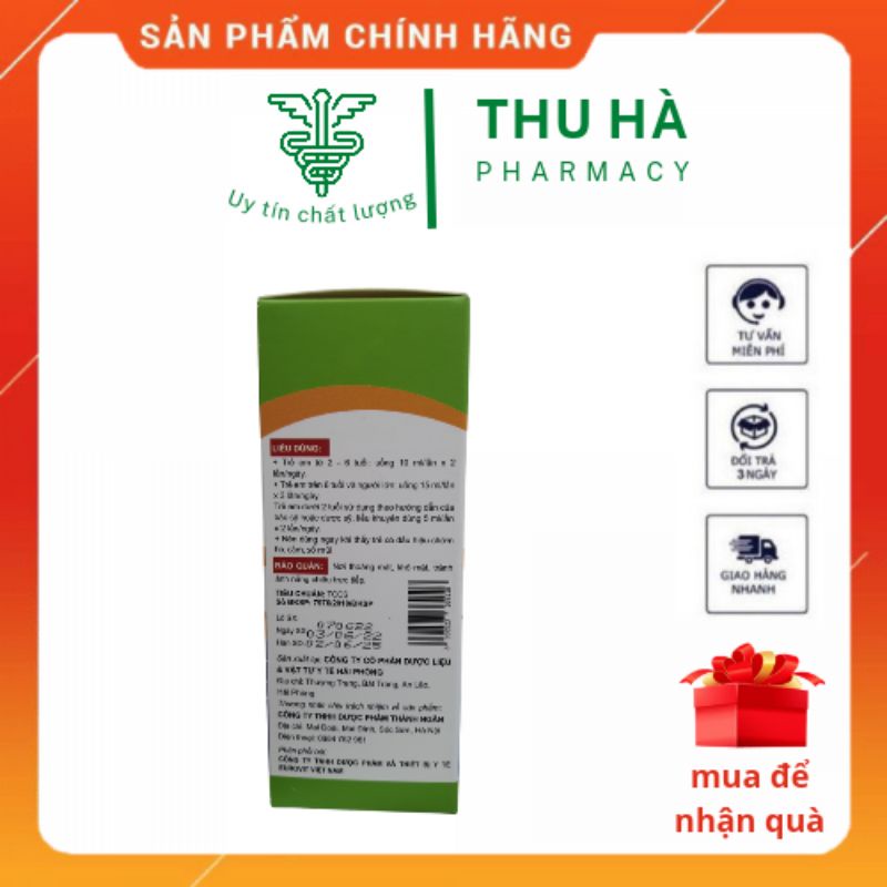 Siro Provital Giúp Giảm Ho Tăng Sức Đề Khang Chiết Xuất Từ Cao Lá Thường Xuân Khô - Hộp 125ml