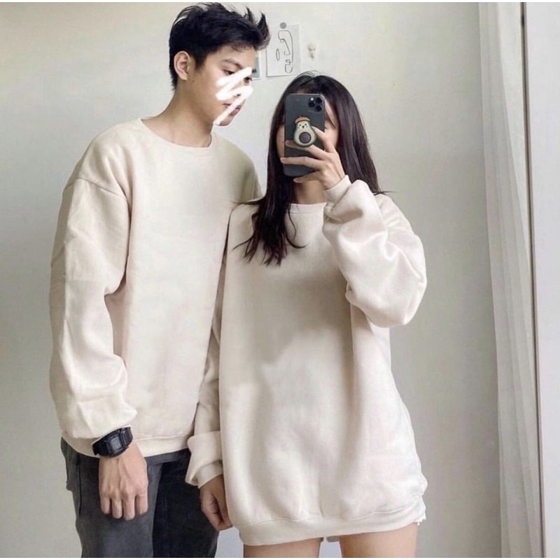 Áo From Rộng🎀 Áo Nỉ Trơn Tay Bồng full màu Hàng QC Đẹp | BigBuy360 - bigbuy360.vn