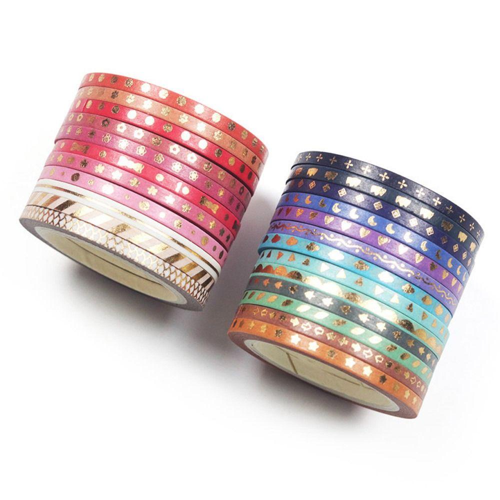 LAKAMIER Set 24 Cuộn Băng Keo Dán Trang Trí Thời Trang