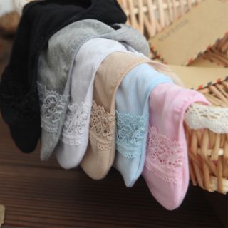 Vớ ren mang giày lười giày bup bê