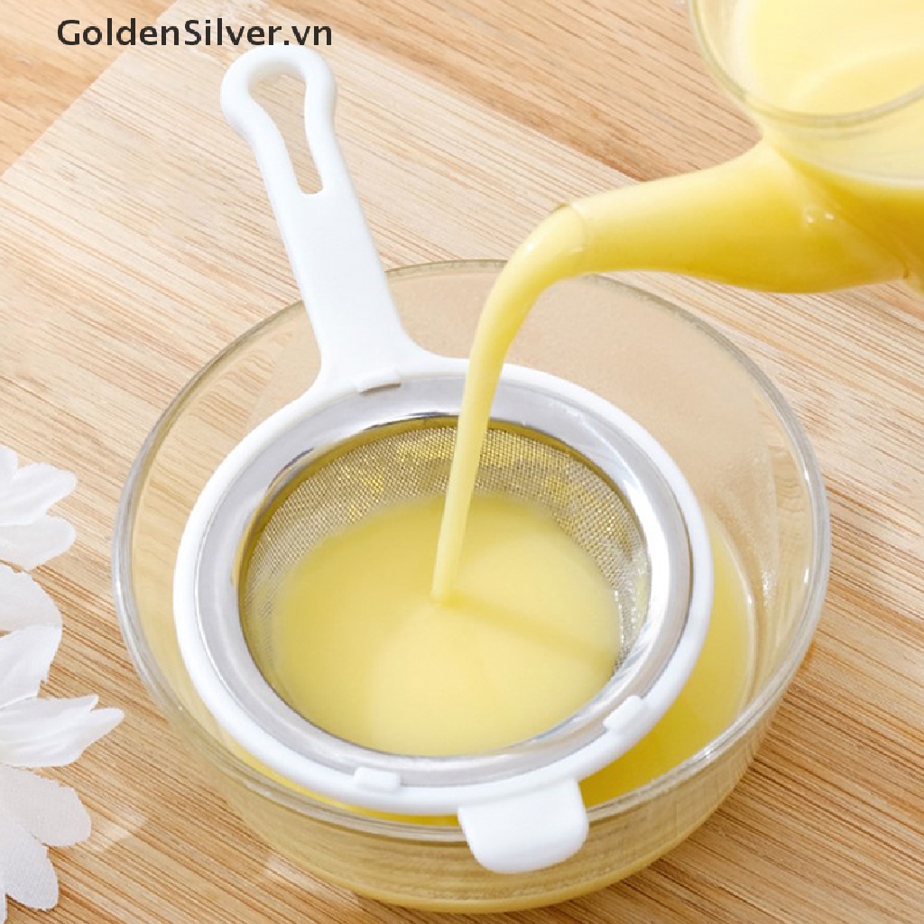 Dụng Cụ Rây Bột Bằng Lưới Màu Vàng Kim