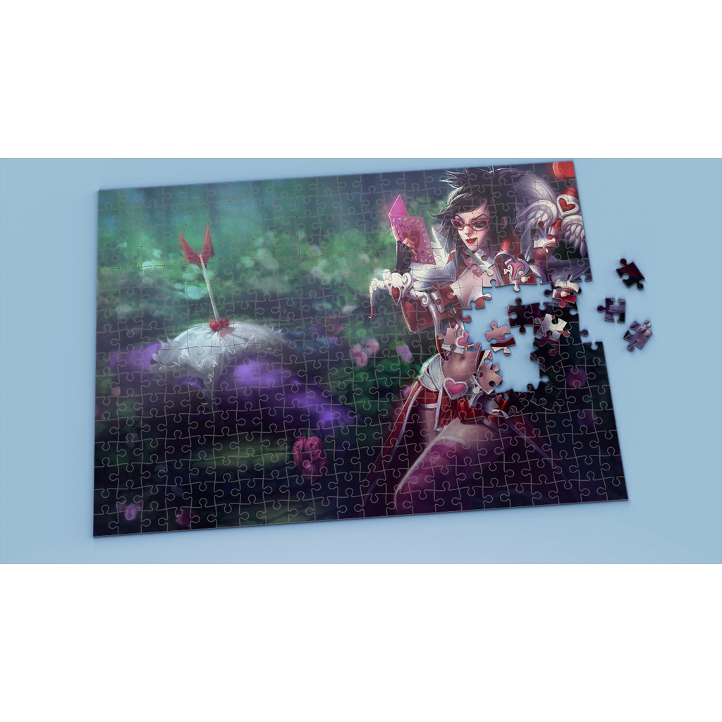 Tranh ghép hình A4, A5 League of Legends, xếp hình VAYNE - Mẫu 1