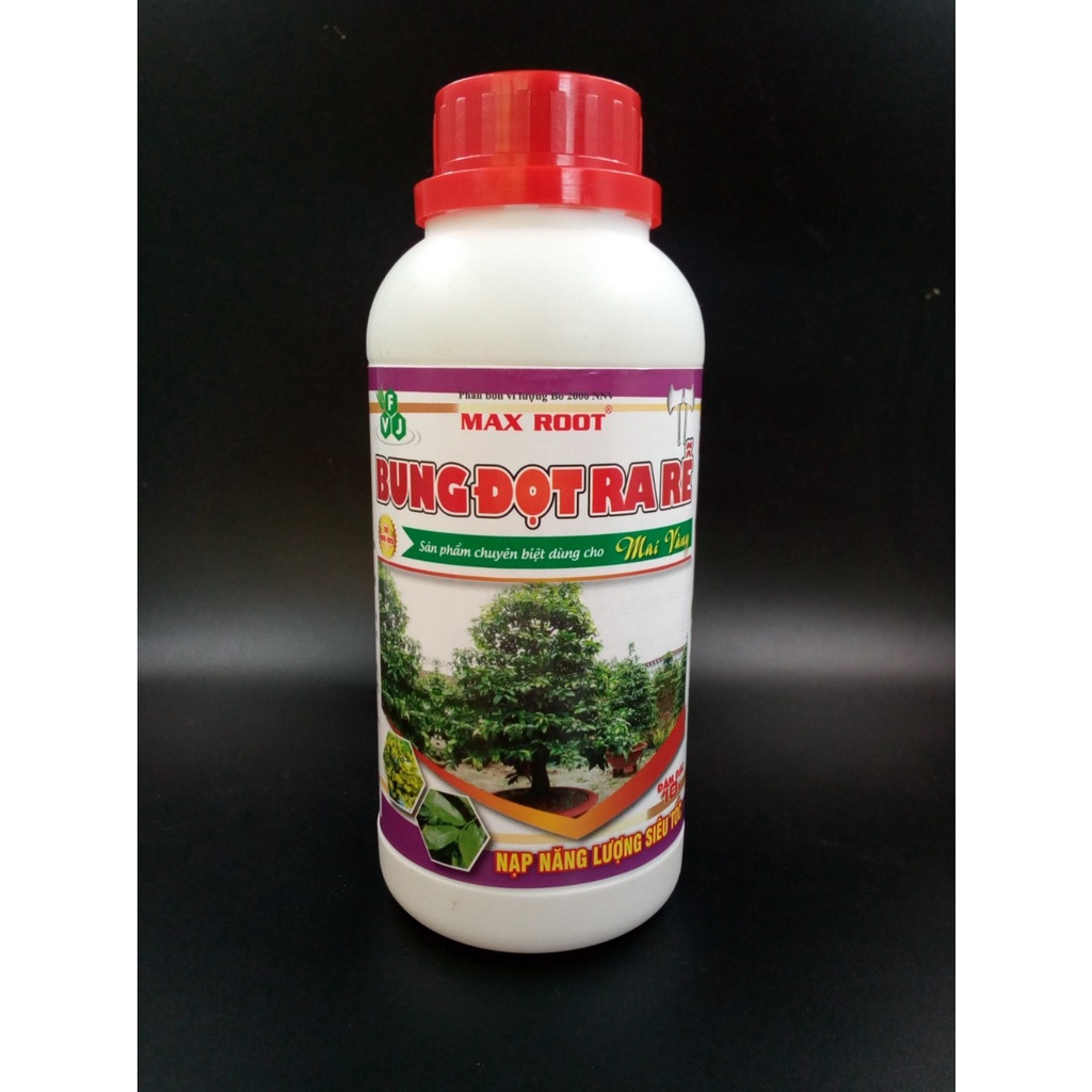 PHÂN BÓN MAX ROOT CHAI 500ml CHO MAI VÀNG BUNG ĐỌT RA RỄ CHUYÊN MAI VÀNG   - BUNG TƯỢC ĐẺ NHÁNH NHANH, XANH LÁ, DÀY LÁ