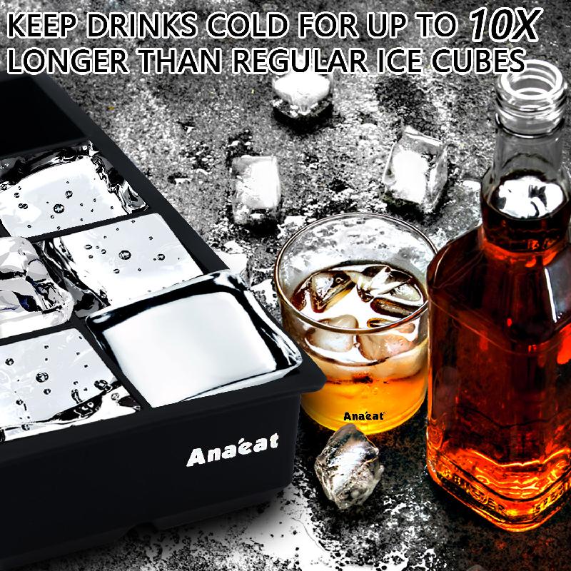 Khuôn Anaeat Dùng Làm Bánh Kem/ Kẹo/ Sô Cô La Đông Lạnh Bằng Silicon Kiểu Vuông Sử Dụng Đơn Giản Và Tiện Lợi