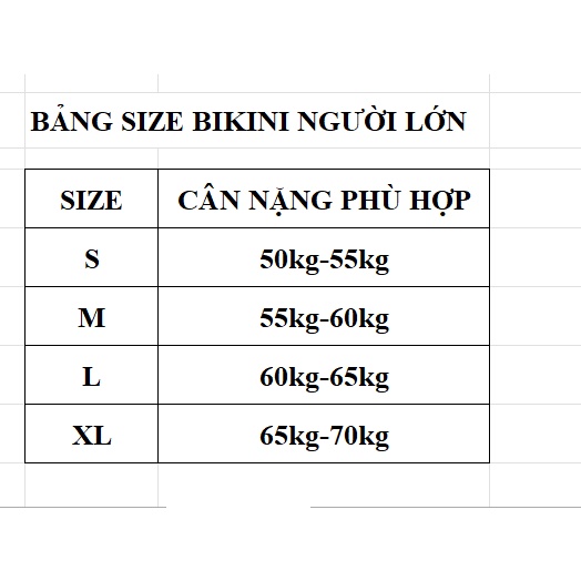 BIKINI TỒN KHO