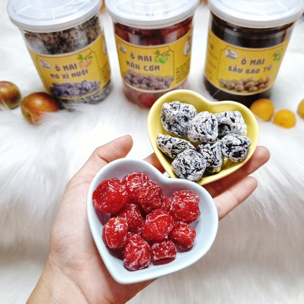 Ô Mai Mận Cơm Dẻo Ngọt, thơm ngon - hộp 250gr - 400gr