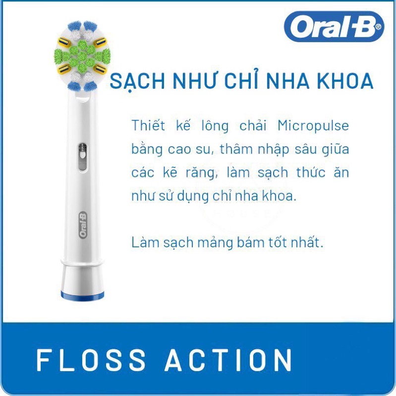 Đầu bàn chải điện Oral-B braun đủ loại Chính Hãng