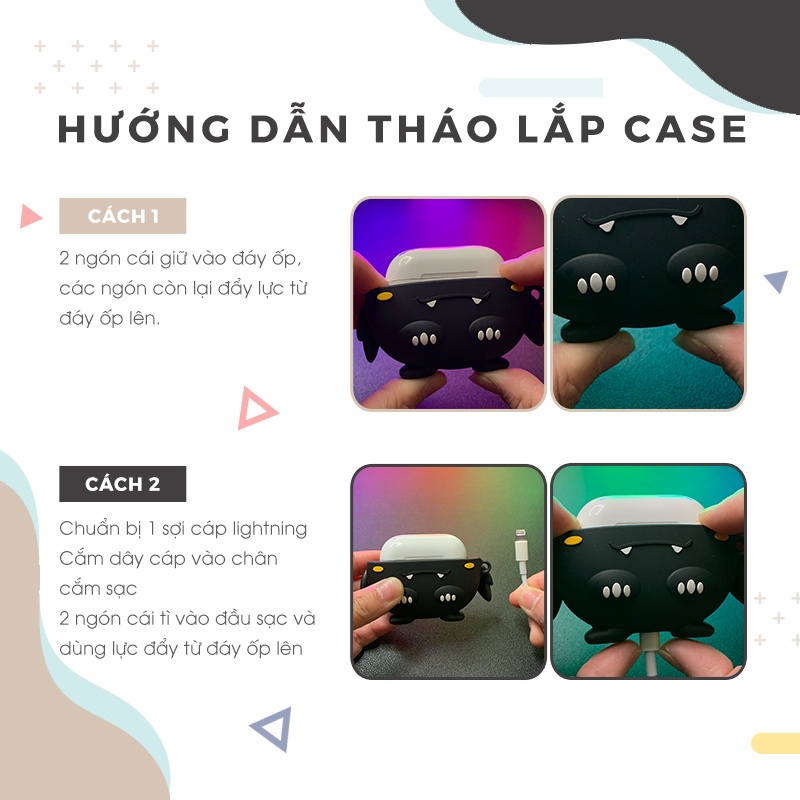 Vỏ Ốp Airpod 3 Hình Thú Nhiều Mẫu Dễ Thương Chất Liệu Silicon Dẻo - Chinchin Case