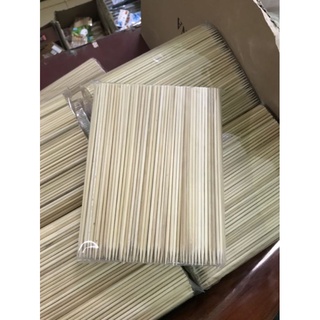 1 bịch que xiên tre dài 20cm, xiên que tre, que xiên chả cá cao cấp