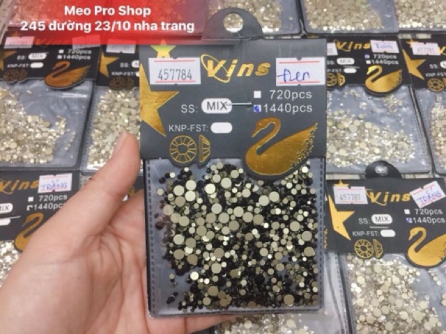Đá đính móng mixx size 720 viên và 1440 viên