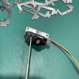 Part bắt servo số, visai 1/14, inox 304 dùng cho servo MG90s hoặc các servo có kt tương tự