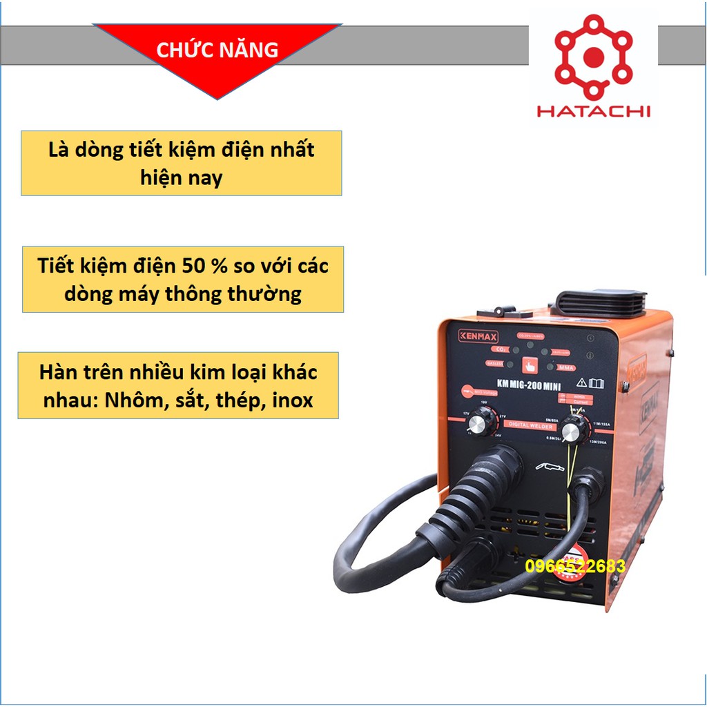 Máy hàn | Máy hàn mig 3 chức năng | Máy hàn tặng cuộn dây hàn