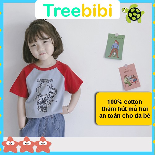 Áo phông tay ngắn cho bé trai bé gái -  áo thun mùa hè Trebibi shop