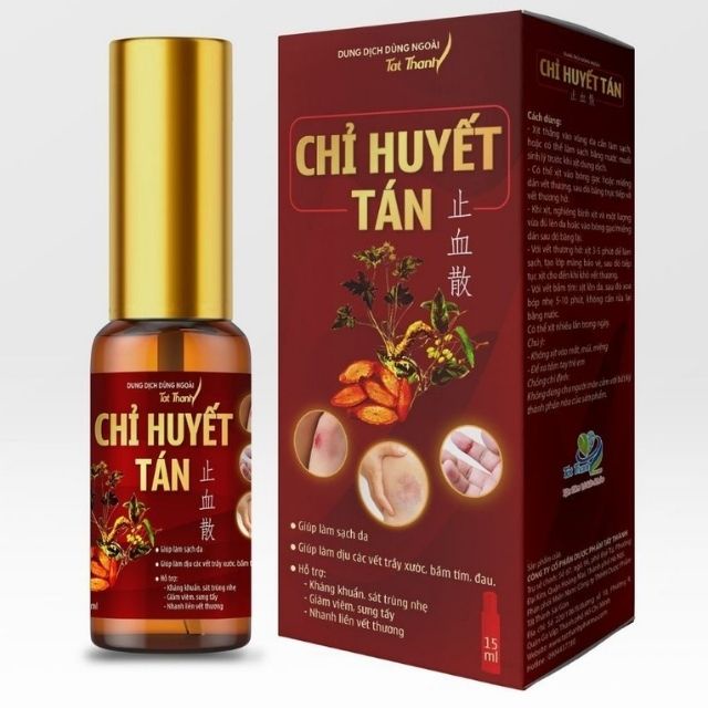 Dung Dịch Xịt Vết Thương Chỉ Huyết Tán