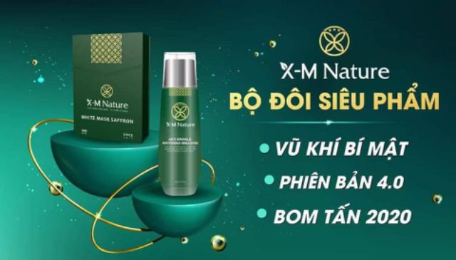 Toner sữa nuôi dưỡng trắng da X-M  NATURE  100%