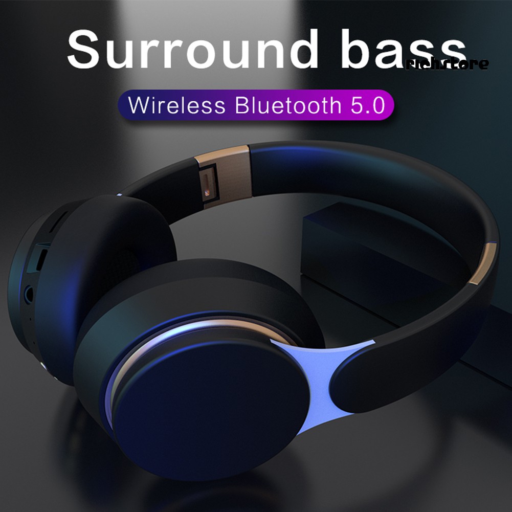 Tai Nghe Bluetooth Không Dây Âm Thanh Hifi Có Thể Gấp Gọn Hỗ Trợ Thẻ Nhớ Tf