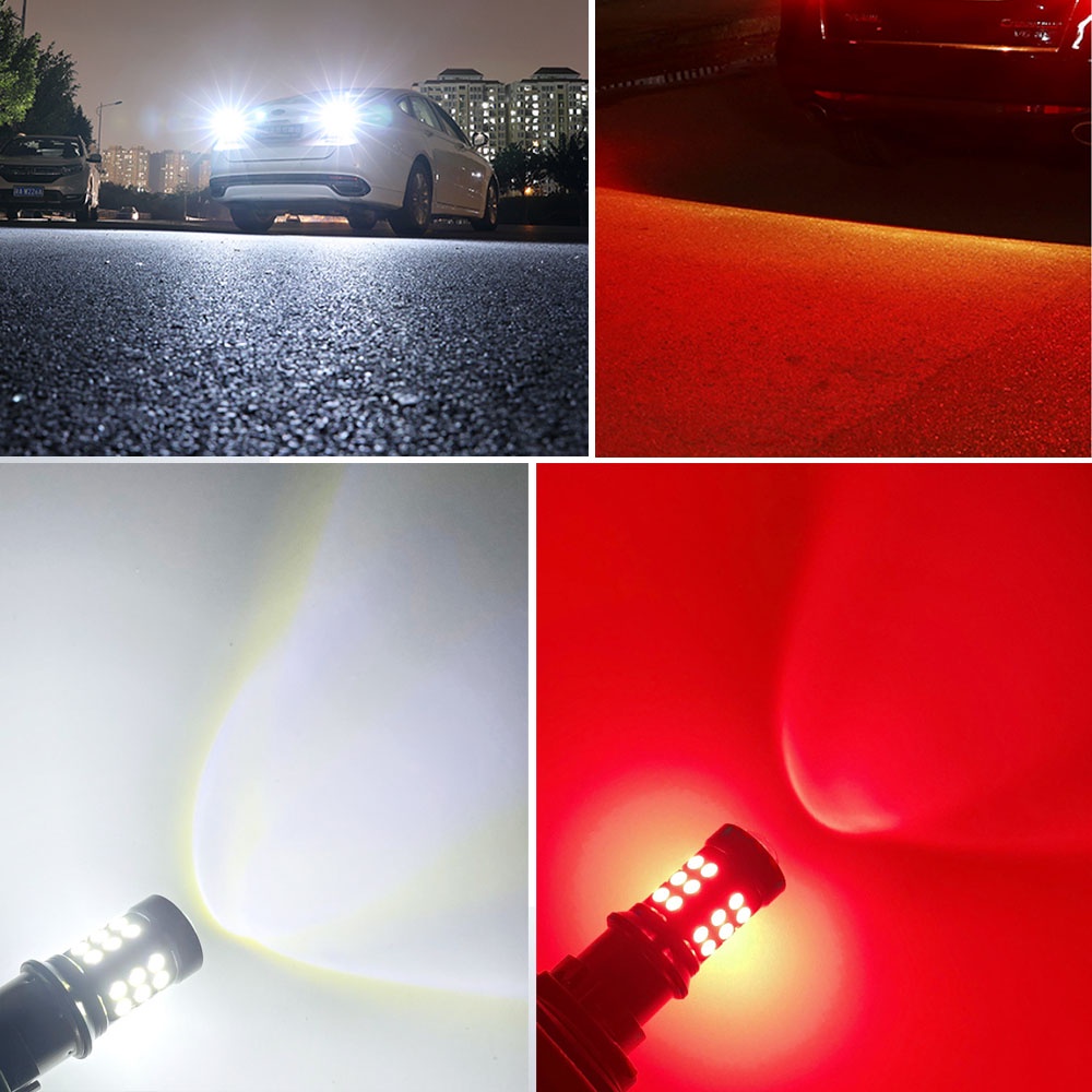 Đèn 27 bóng led W16W BA15S đảo chiều tự động 1156 T20 7440 T15 cho đèn lùi / đèn hậu đổ xe cho xe hơi