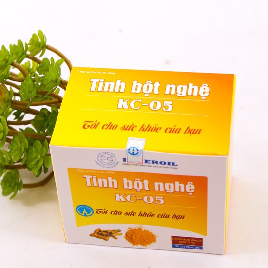 Tinh bột nghệ kc 05 viện hàn lâm khoa học công nghệ VN hộp 250g