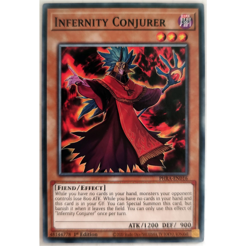 [Thẻ Yugioh] Infernity Conjurer |EN| Common (5D's)