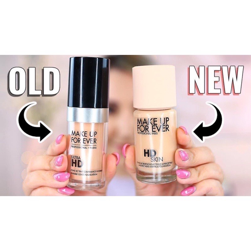 Kem nền Make Up For Ever HD Skin Foundation (bản mới của MUFE Ultra HD Foundation)