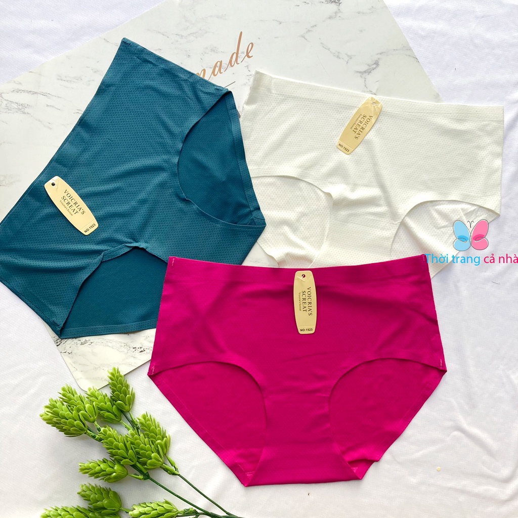 Quần lót nữ freesize cỡ XL từ 50-55kg su đúc cao cấp thông hơi không đường may - QL1523